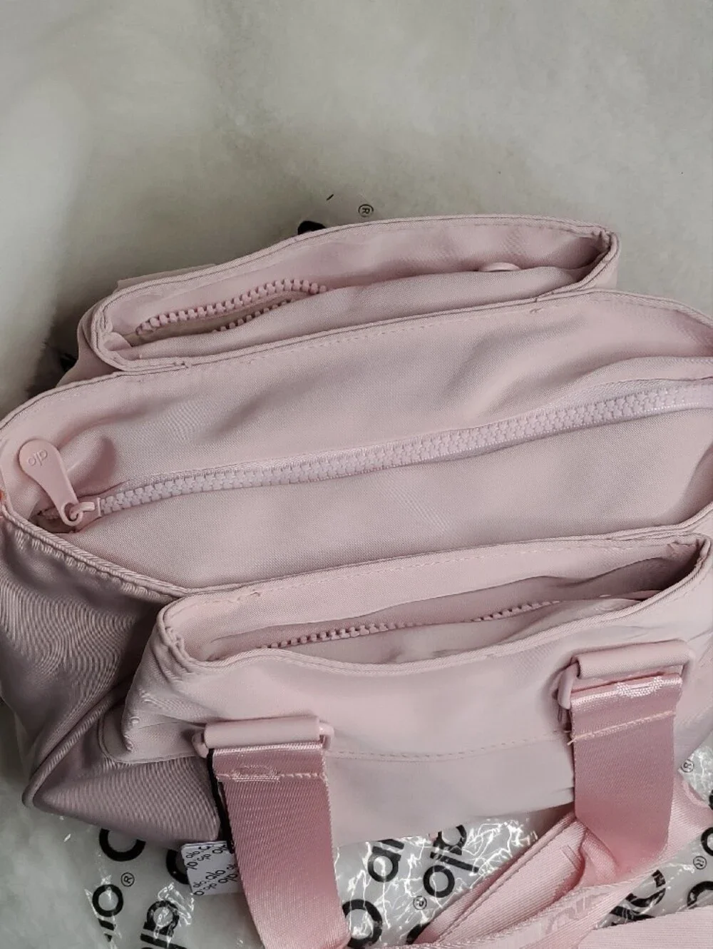 ALO Yoga Pink Quilted Strap Shoulder Bag